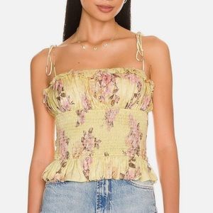 NWOT LPA Dani Top in Ariel Print